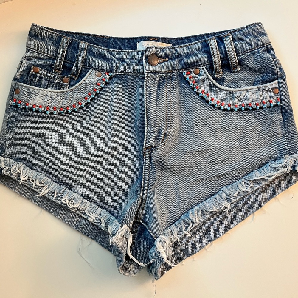 Sea Gypsies by Lost Denim Distressed Shorts
